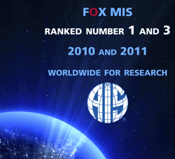 FOX MIS Number 1 and 3 in 2010 and 2011