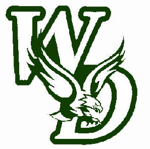 WD eagle logo green