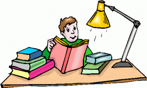 studying