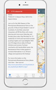 more text from map pin with website