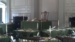 Meeting room of Continental Congress