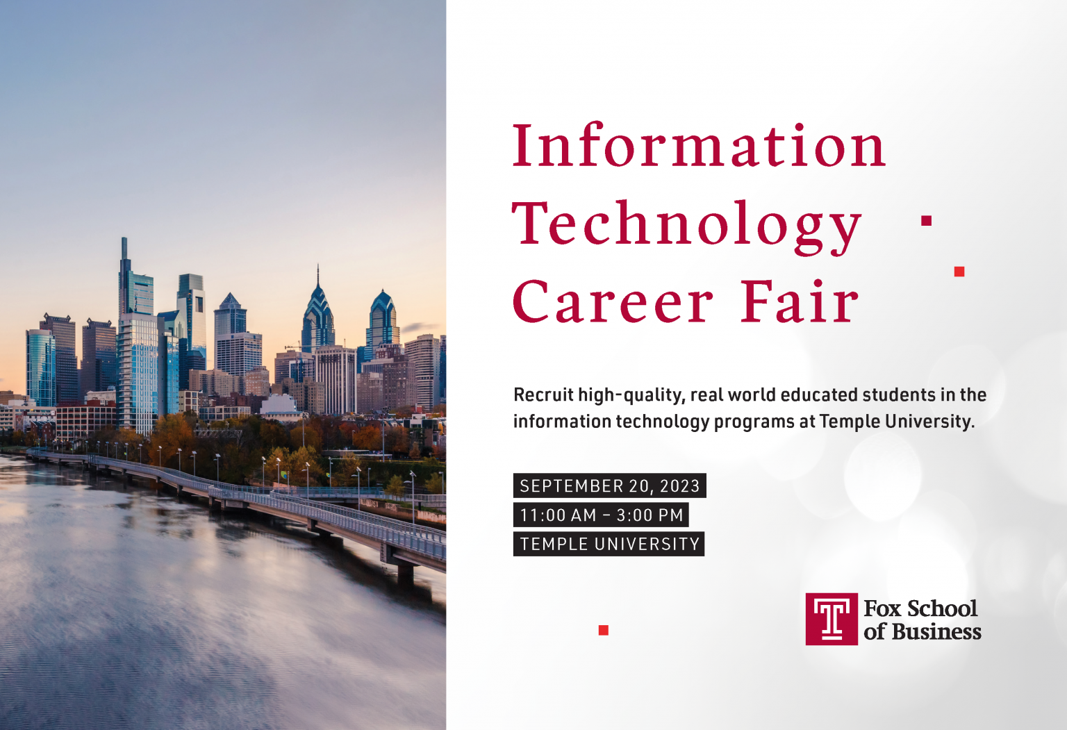 Temple MIS Connect and innovate with an elite information systems program