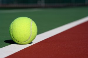 TennisBallOnCourt