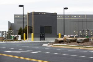 Picture outside Amazon data center