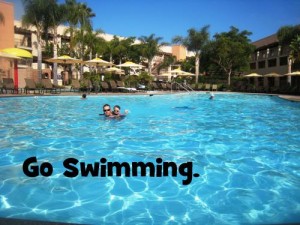 swimming